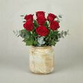 6 Bali Red Rose Arrangement