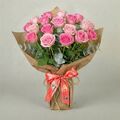 Bunch Of 20 Bali Pink Roses