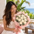 12 white roses
