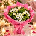 Pretty mixed white flowers