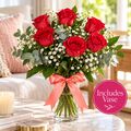 roses with vase