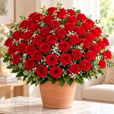 60 red roses Bali