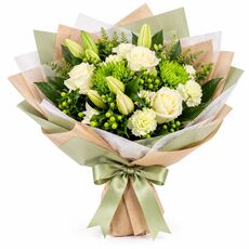 mixed white flowers