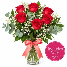 roses with vase