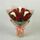 12 Red Bali Roses With 3 Calla Lilies
