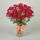 24 Red Roses With Vase
