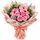 12 pink roses