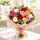 mixed bright roses