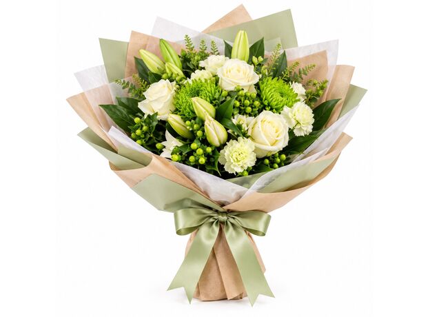 mixed white flowers
